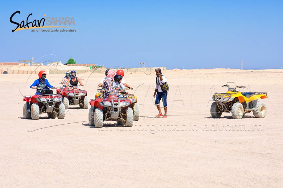 Super Mega Tour Jeep and Quad Bike in Hurghada Desert